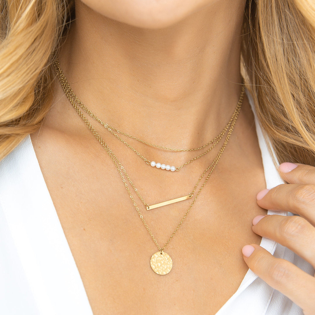 Shop LAYERED NECKLACE at Grace & Gift | Grace & Gift